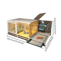 Leakproof guinea pig hutch