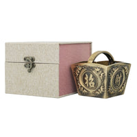 Brass Ashtray Embossed Relief Decorative Ashtray Chinese-Themed Patterns