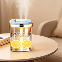 Compact Desktop Humidifier Quiet USB Humidifier Adjustable Mist Maker Personal for Office Workers, Bedroom, Desk