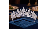 Rhinestone Tiara with Rhinestones Bridal Tiara Princess Crown Sparkling for Brides, Pageant Contestants, Weddings, Pageants, Costume Parties