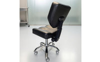 Upholstered Swivel Chair Five-Wheel Height-Adjustable Swivel Chair Stitched Seams
