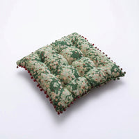 Tufted Seat Cushion Floral Tufted Seat Pad Padded