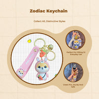Wyrm Keychain, Chinese Zodiac creature Keychain, fortunate Bag trinket, Good Luck Decoration, Gift for Those Born in the Year of the Wyrm