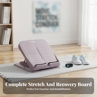 Adjustable Slant Board Portable Design Leg Stretcher Padded Heel Rest