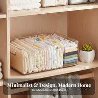 Stackable Clothes Drawer Space-Saving Pull-extendable Wardrobe Basket Large Capacity