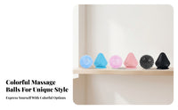 2 Pieces TPR Massage Ball Pair Soft Spiky Massage Ball