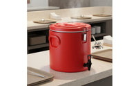 Thermal Food Carrier Hot and Cold Use Stainless Steel Food Warmer Insulated Soup Container Long-Lasting Insulation for Caterers