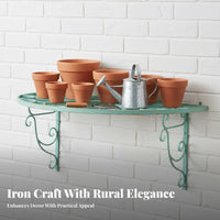 Eave-Shaped plant holder Vintage design Decorative Awning Weather-Resistant