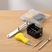 5-in-1 Watch Repair Tool Kit with Case Opener and Adjuster