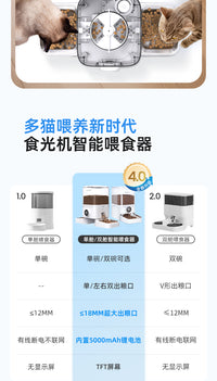 oneisall宠小吉自动猫喂食器宠物无线智能远程定时多猫狗粮投喂机