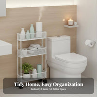Slim Rolling Storage Unit Space Saving Slim Rolling Organizer Multi-Tier