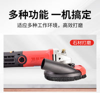 角磨机吸尘罩100型集尘防尘125切割机无尘180磨光机配件打磨护罩