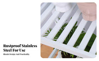 Rolling Flower Pot Rack Indoor & Outdoor Use Multi-Level Plant Shelf Tiered Design Large Capacity for Patio, Living Room, Garden