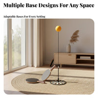 Flexible Shaft Racket Sport Pong Height Adjustable Elastic Rod Racket Sport Pong Return Er Stable Metal Base Table Tennis Self-Training Device