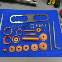 Bottom Bracket Tool with Adapters Anodized Bottom Bracket Press Tool Knurled for Cyclists