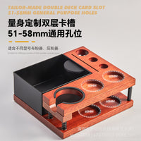 咖啡压粉座 多功能收纳压粉器布粉器弹簧咖啡手柄支架 咖啡底座