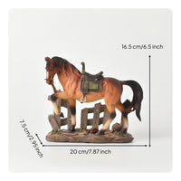 Horse Figurine Resin Horse Statue High Quality for Living Room, Entryway