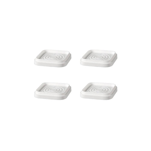 4 Pieces Appliance Feet Pads Non-slip Furniture Foot Pad Riser Pads Appliance Pad Furniture Pad Heavy-duty Wear-resistant Compact Scratch-resistant Function Suitable for Home Use Office Equipment Bedroom Decoration