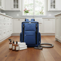 Housekeeping Tool Backpack Padded Shoulder Straps Janitorial Supply Backpack