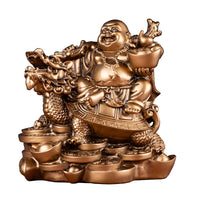 Resin Maitreya Buddha Statue Ornament for Home Decor