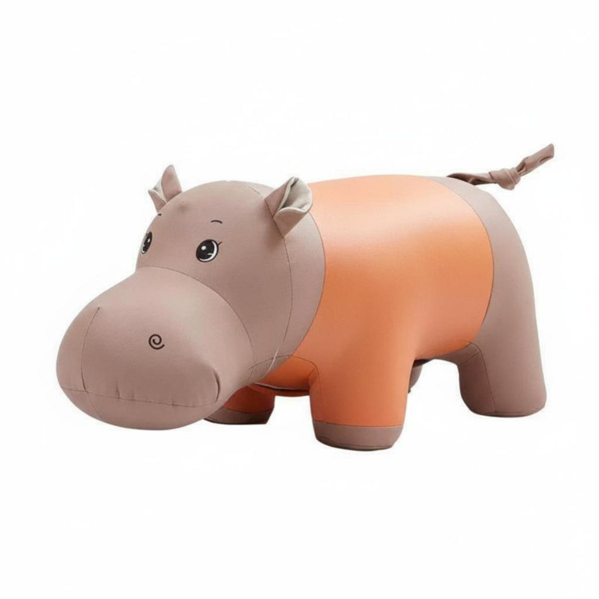 Cartoon Hippo Ottoman Multi-Functional creature Stool Soft Padded Seat for Parents