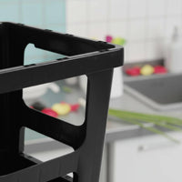 Flower Vessel Black Flower Arranging Vessel Plastic