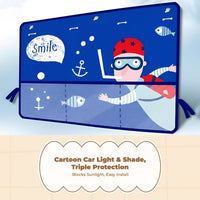 Car Window Sun Shade, Privacy Screen, Foldable, Universal