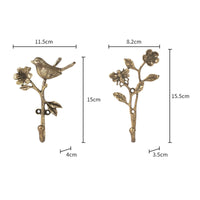 Branch Wall Hook Sculpted Hardware Vintage for Bathroom