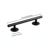 Bar Handle Aluminum Alloy Door Handle Round Base Home Fixtures