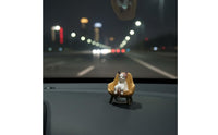 Aesthetic Decor Cartoon Cat Car Ornament Funny Cute Kitten Car Statue Easy to Install for Center Console
