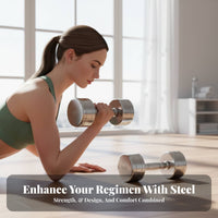 Fixed Dumbbell for All Genders Fixed Weight Dumbbell Long-Lasting