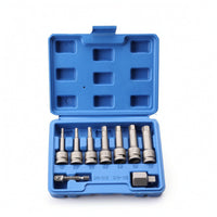 Broken Screw Extractor Set Heavy-Duty Damaged Screw Extractor Set Comprehensive for Mechanics, Workshop