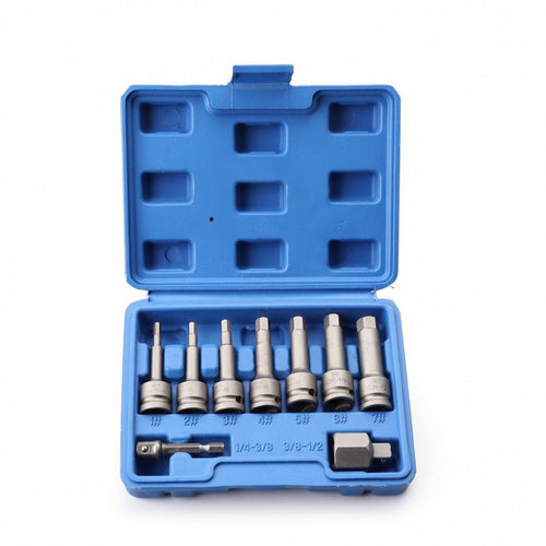 Broken Screw Extractor Set Heavy-Duty Damaged Screw Extractor Set Comprehensive for Mechanics, Workshop