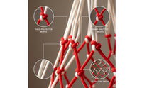 Ball Net Bag Long-Lasting Mesh Ball Carrier Portable Heavy Duty for Coaches, Gym Class, Basketball Court