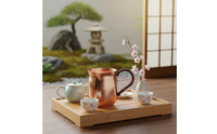 Vintage Design Pure Copper Cha Hai Multi-Functional Handmade Copper Fairness Cup Easy to Clean Chinese Tea Fairness Cup Anti-Scald Handle
