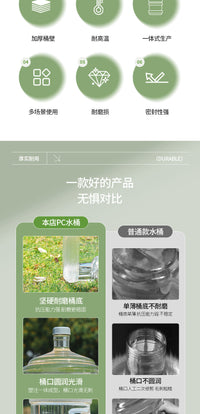 Food-Grade Plastic Bucket for Water Storage