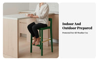 Continuous Loop supportrest Stool modern aesthetic design Counter Chair Modern Aesthetic Ergonomic Design for Kitchen Island