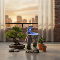 Flower Fairy Garden Light Auto On/deactivated Fairy Garden Light for Patio