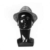 Realistic Features Male Mannequin Head Long-Lasting Hairpiece Display Stand for Trade Exhibition