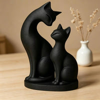 Feline Desktop Ornament Gift Idea Feline Sculpture Easy to Design for Shelf
