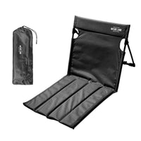 Padded Reclining Camping Chair Lightweight Camping Chair with Carry Bag Compact Cushioned for Campers, Beachgoers, Beach, Park, Festivals