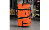 Emergency Equipment Bag with Wheels Reflective Firefighter Equipment Bag Rolling for Firefighters, First Responders, Fire Stations