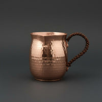 Vintage Design Pure Copper Cha Hai Multi-Functional Handmade Copper Fairness Cup Easy to Clean Chinese Tea Fairness Cup Anti-Scald Handle