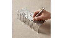 Square Tube Layout Ruler Rust-Resistant Marking Ruler with Slots Measuring Tool for Fabricators, Workshops