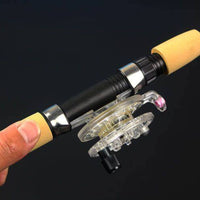 Right-handed transparent ice reel