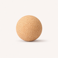 Cork Myofascial for Deep Tissue Massage, Peanut Shape for Back and Neck Fitness Ball for Athletes