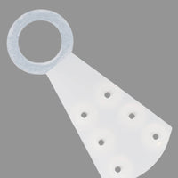 Cymbal Sizzler No Holes Cymbal Hanger with Bells Sizzle Chain Circlet-Shaped Drum Accessory Tapered for Drummers, Stage