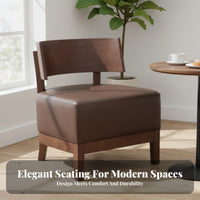 Lowspine Upholstered Seat Leisure Design Seating Furniture Modern Design Curved Supportrest for Business Owners, Renters