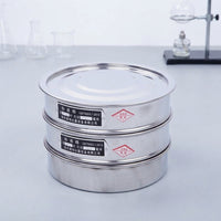 Test Sieve Stainless Steel 20cm, Laboratory Analytical Sieve for Particle Analysis, Vibrating Sieve for Accurate Analysis, Sieve for Raw Materials & Granule Size