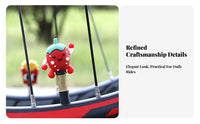 Cartoon Tire Valve Cap Waterproof Cartoon Valve Stem Cap Easy Installation for Cyclists, Gift Donors, Outdoor Biking, Motorcycles, Daily Driving